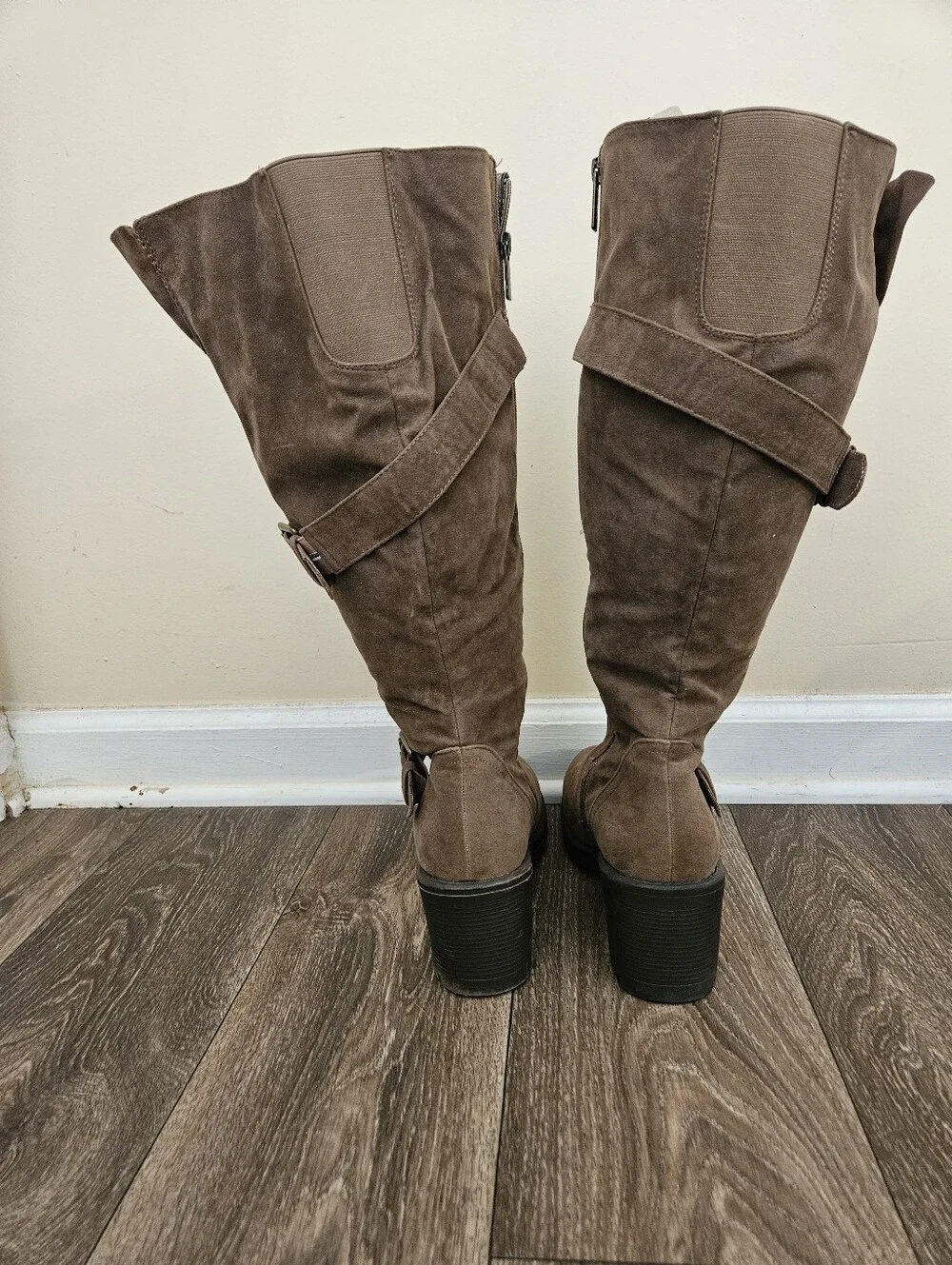 Lane Bryant Brown  Knee-High Women’s Boots, Size 9 Wide